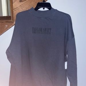Taylor Swift Official Eras Tour Blue Crewneck